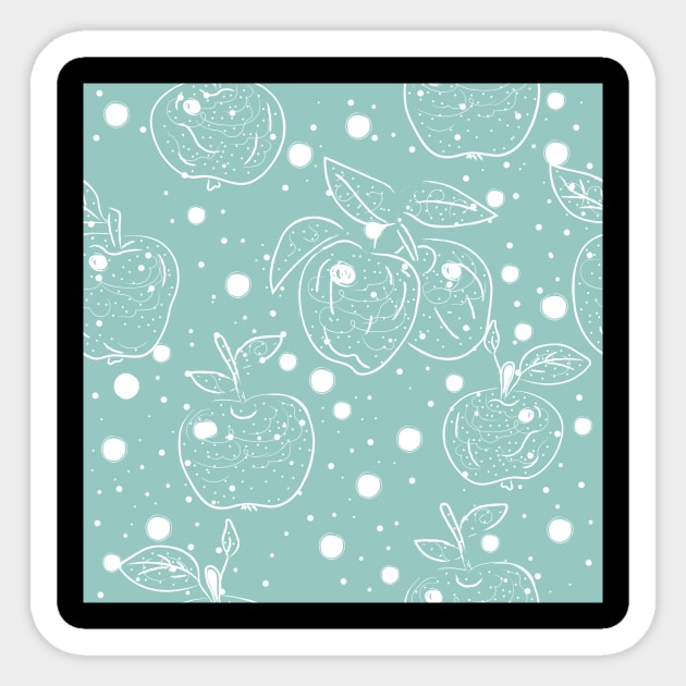 Apples Sticker by KristinaStellar 